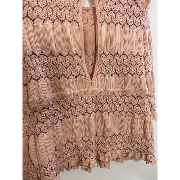 Romantic Boho Victorian Cottage Coquette Ballet Whimsical Top XS Prairie Peasant - Picture 12 of 16